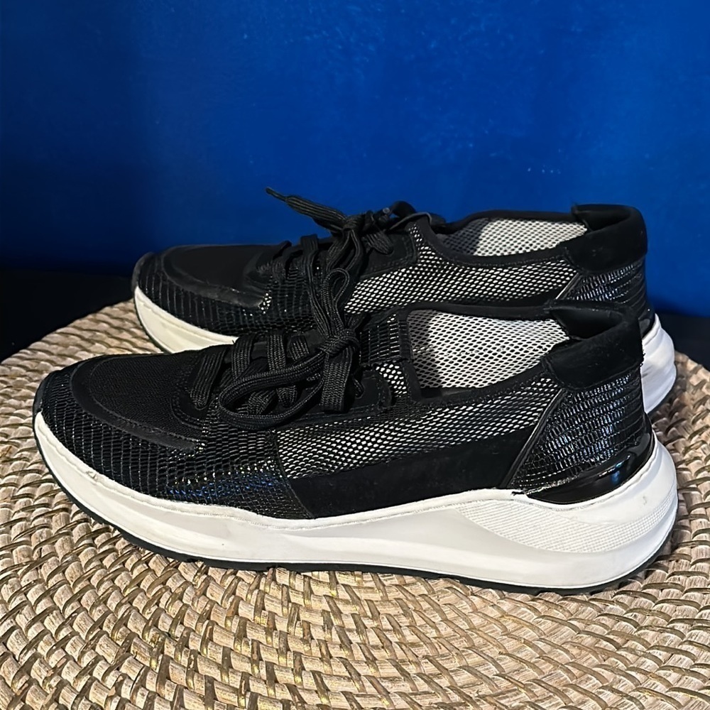 Women 27 EDIT Naturalizer Bev Black Fashion Sneaker Size 7 (6925044)